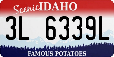 ID license plate 3L6339L