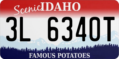 ID license plate 3L6340T