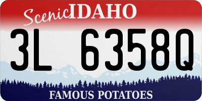ID license plate 3L6358Q