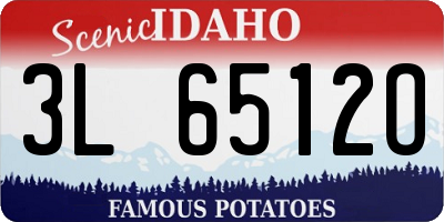 ID license plate 3L6512O