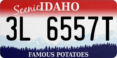 ID license plate 3L6557T