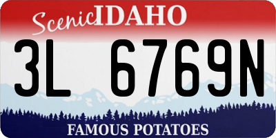 ID license plate 3L6769N