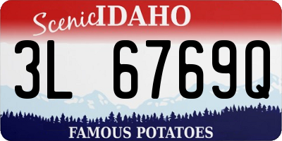 ID license plate 3L6769Q