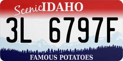 ID license plate 3L6797F
