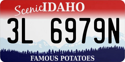 ID license plate 3L6979N