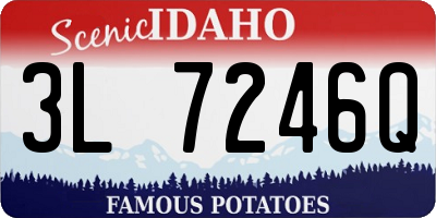 ID license plate 3L7246Q