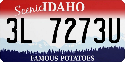 ID license plate 3L7273U