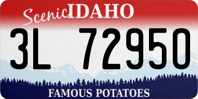ID license plate 3L7295O