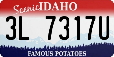 ID license plate 3L7317U