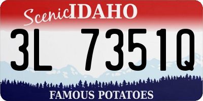 ID license plate 3L7351Q