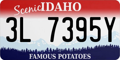 ID license plate 3L7395Y