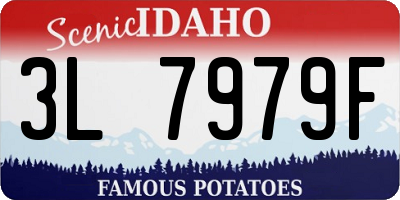 ID license plate 3L7979F