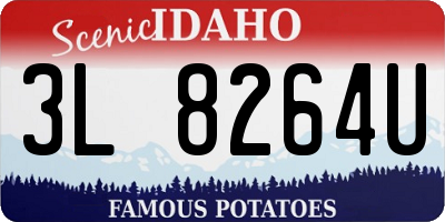 ID license plate 3L8264U