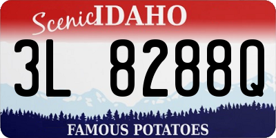 ID license plate 3L8288Q