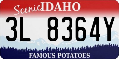 ID license plate 3L8364Y