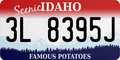 ID license plate 3L8395J