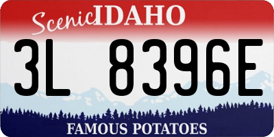 ID license plate 3L8396E