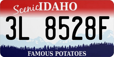 ID license plate 3L8528F