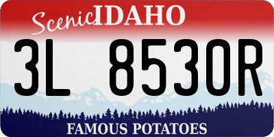 ID license plate 3L8530R