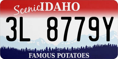 ID license plate 3L8779Y