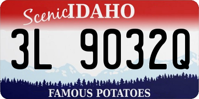 ID license plate 3L9032Q