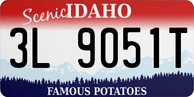 ID license plate 3L9051T