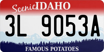ID license plate 3L9053A