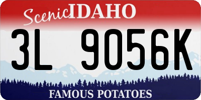 ID license plate 3L9056K