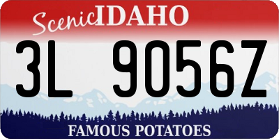 ID license plate 3L9056Z