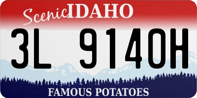 ID license plate 3L9140H