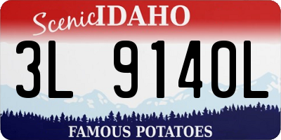 ID license plate 3L9140L
