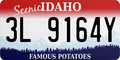 ID license plate 3L9164Y