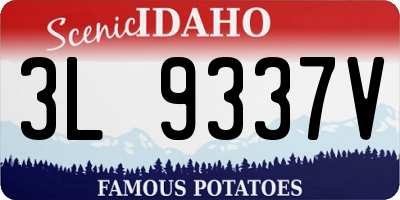 ID license plate 3L9337V