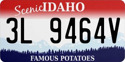 ID license plate 3L9464V