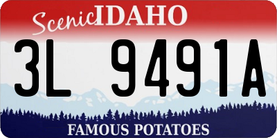 ID license plate 3L9491A
