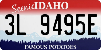 ID license plate 3L9495E