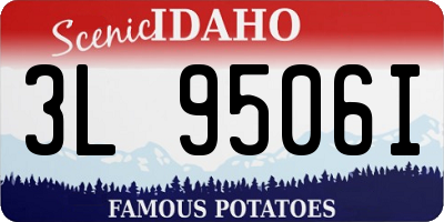 ID license plate 3L9506I