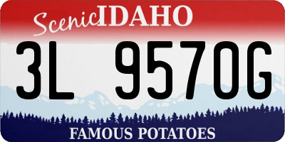 ID license plate 3L9570G