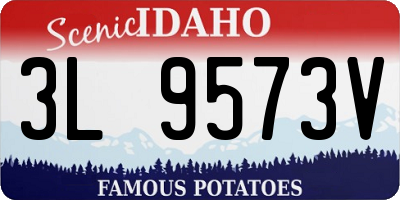 ID license plate 3L9573V