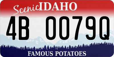 ID license plate 4B0079Q