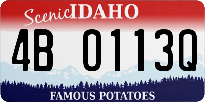 ID license plate 4B0113Q