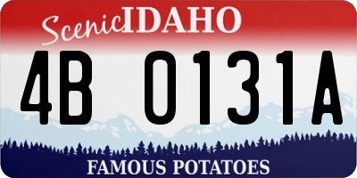 ID license plate 4B0131A
