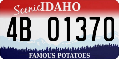 ID license plate 4B0137O