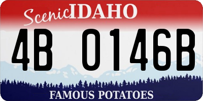 ID license plate 4B0146B