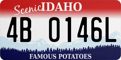 ID license plate 4B0146L