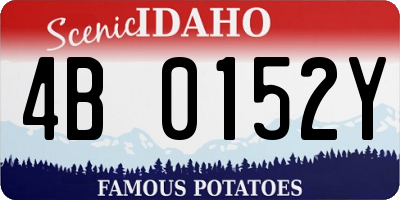 ID license plate 4B0152Y