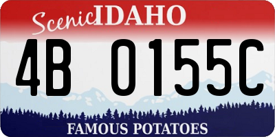 ID license plate 4B0155C