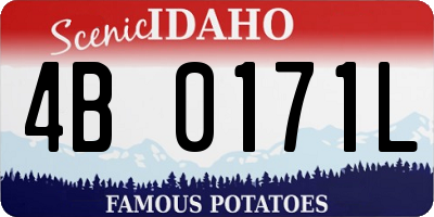 ID license plate 4B0171L