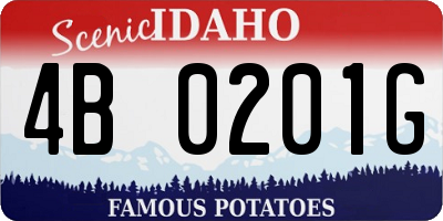 ID license plate 4B0201G