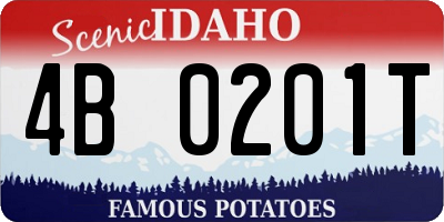ID license plate 4B0201T